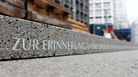 Das Mahnmal am Breitscheidplatz.