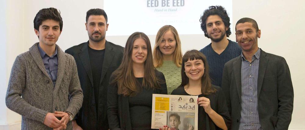 Das Arbeitsteam von Eed be Eed Magazin. 