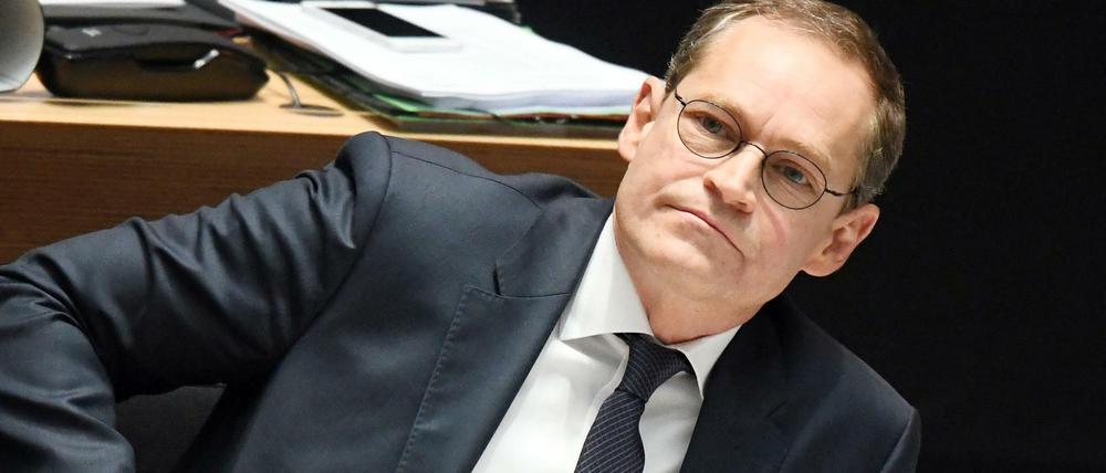 Berlins Regierender Bürgermeister Michael Müller (SPD) .