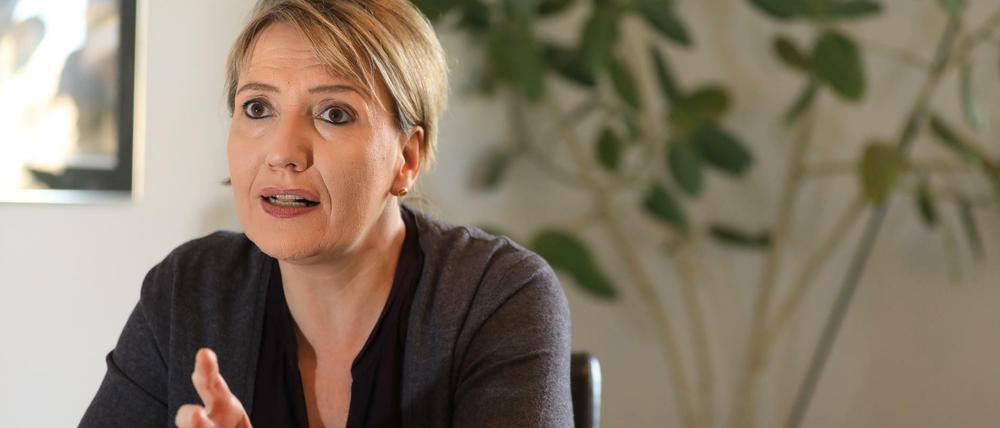 Simone Peter ist seit Oktober 2013 Bundesvorsitzende der Grünen.