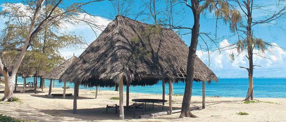Einsam. Auf der vorgelagerten Insel Mbudya ist tagsüber fast kein Mensch 