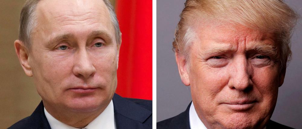 Mal wieder telefoniert: Russland Präsident Wladimir Putin und US-Präsident Donald Trump