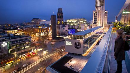 Der Breitscheidplatz von oben.