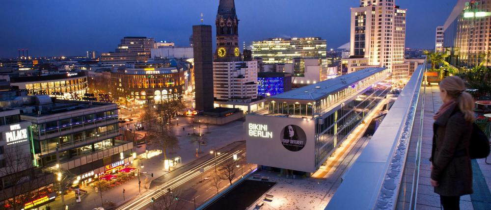 Der Breitscheidplatz von oben.
