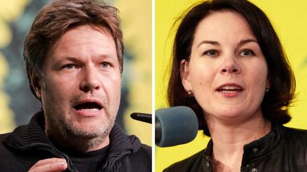 Bewerben sich um den Parteivorsitz: Robert Habeck aus Schleswig-Holstein und Annalena Baerbock aus Brandenburg.