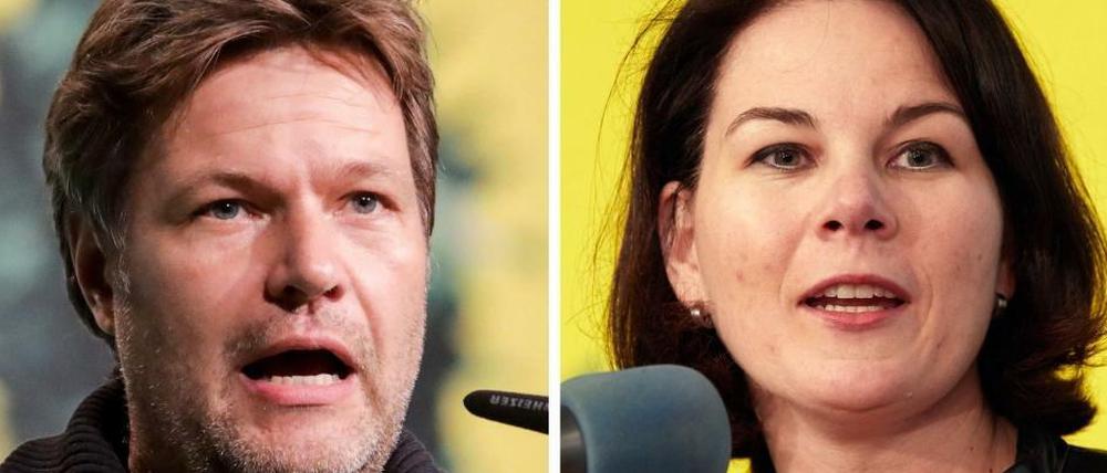 Bewerben sich um den Parteivorsitz: Robert Habeck aus Schleswig-Holstein und Annalena Baerbock aus Brandenburg.