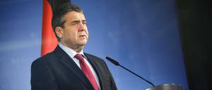 Bundesaußenminister Sigmar Gabriel, SPD. 
