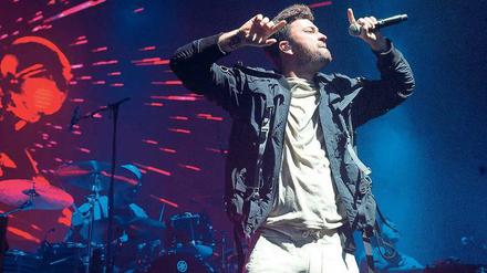 Der Rapper Marteria bei der Tour zu seinem "Roswell"-Album.