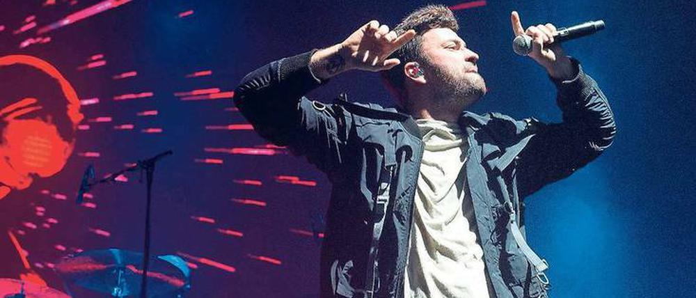 Der Rapper Marteria bei der Tour zu seinem "Roswell"-Album.
