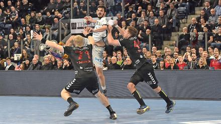 Petar Nenadic erzielte sieben Treffer gegen Erlangen.