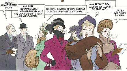 Neu aufgelegt: Eine Seite aus Goetzingers „Ein Kleid von Dior“.