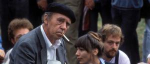 Engagiert. Heinrich Böll (hier bei Protesten im Jahr 1980) wurde am 21. Dezember 1917 in Köln geboren. Er starb 1985.