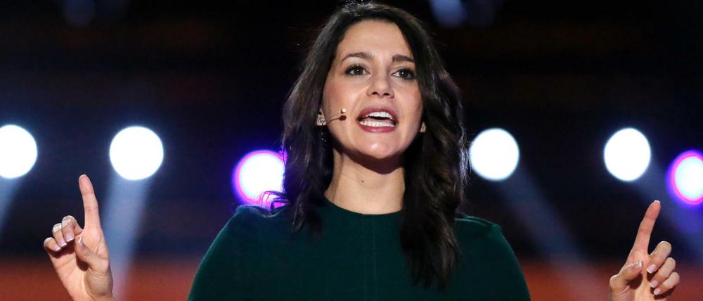 Ines Arrimadas will bei den Wahlen in Katalonien die Separatisten besiegen.