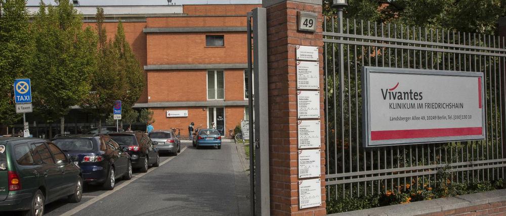 Das Vivantes Klinikum in Berlin-Friedrichshain. 