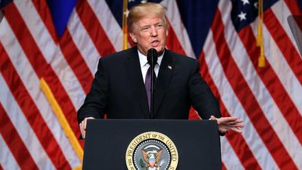 Für US-Präsident Donald Trump ist die Steuerreform eines der wichtigsten Wahlversprechen gewesen.