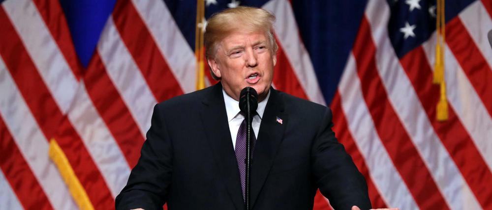 Für US-Präsident Donald Trump ist die Steuerreform eines der wichtigsten Wahlversprechen gewesen.