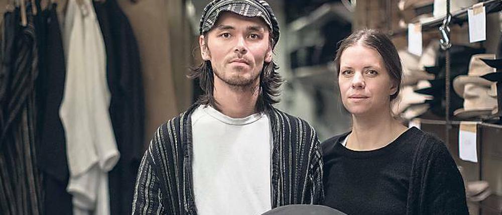 Karin und Makoto Horisaki in ihrem Atelier.