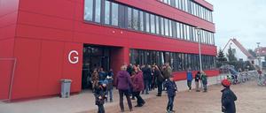 Modularer Ergänzungsbau (MEB) der Schule am Berg in Altglienicke. 