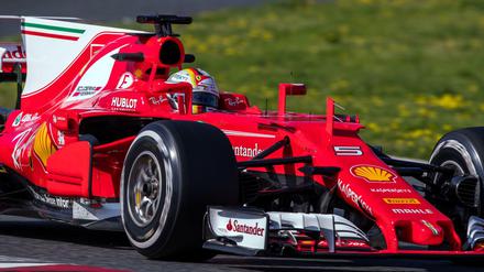 Für weitere drei Jahre hat sich RTL die Reche an der Free-TV-Ausstrahlung der Formel 1 - im Bild Ferrari-Fahrer Sebastian Vettel - gesichert.