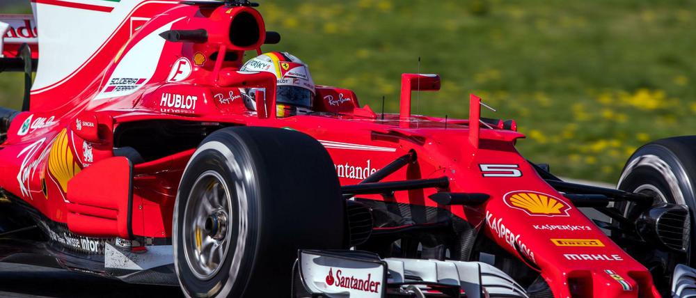 Für weitere drei Jahre hat sich RTL die Reche an der Free-TV-Ausstrahlung der Formel 1 - im Bild Ferrari-Fahrer Sebastian Vettel - gesichert. 