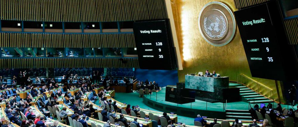 Die Vollversammlung der Vereinten Nationen – keine Vollversammlung der Freunde Israels.