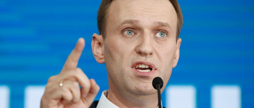 Der russische Oppositionsführer wird wegen einer Vorstrafe nicht zugelassen. 