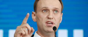 Der russische Oppositionsführer wird wegen einer Vorstrafe nicht zugelassen. 