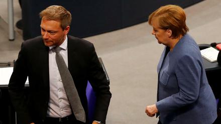 Will Erneuerung ohne Kanzlerin Merkel. Christian Lindner hat sich gegen eine Regierungsbeteiligung der FDP unter alten Vorzeichen ausgesprochen.