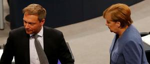 Will Erneuerung ohne Kanzlerin Merkel. Christian Lindner hat sich gegen eine Regierungsbeteiligung der FDP unter alten Vorzeichen ausgesprochen.