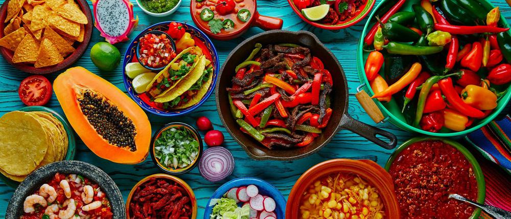Mexikos Küche ist bunt, würzig und vor allem sehr scharf.