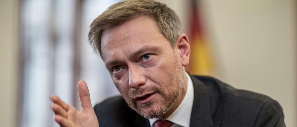 Der FDP-Bundesvorsitzende Christian Lindner. 