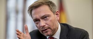 Der FDP-Bundesvorsitzende Christian Lindner. 
