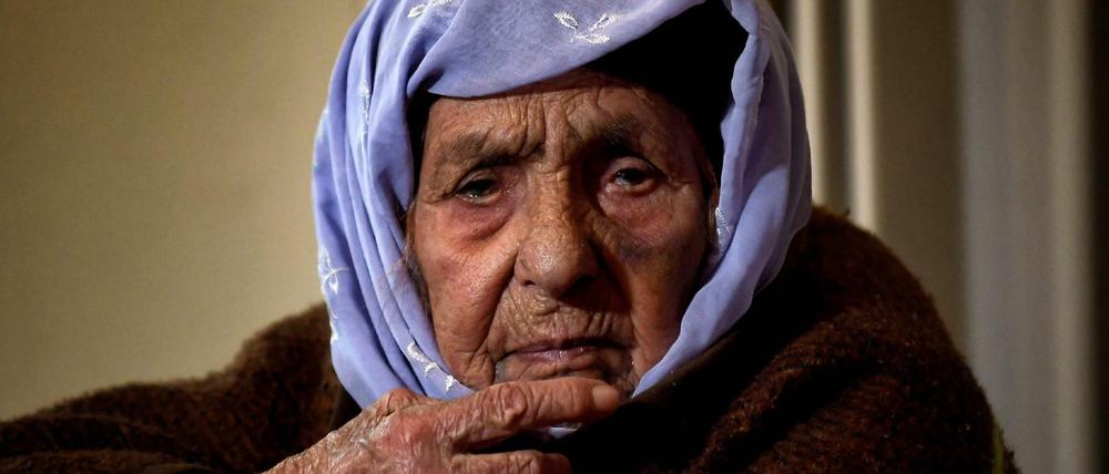 Laila Saleh im Dezember 2017 in Athen.