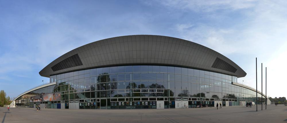 Die Max-Schmeling-Halle am Falkplatz in Prenzlauer Berg.