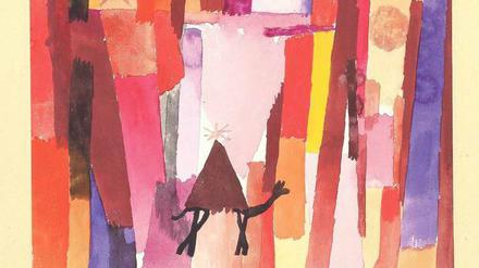 Paul Klees kleines Aquarell "mit dem braunen Dreck" entstand 1915 nach seiner Tunisreise.