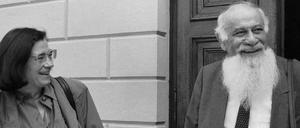 Christa Wolf und Lew Kopelew auf dem Cover von "Sehnsucht nach Menschlichkeit".