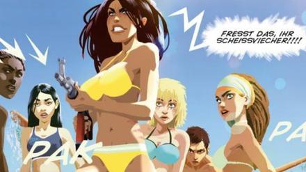 Auf den Spuren von Russ Meyer: Eine Seite aus dem aktuellen dritten Band.