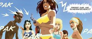 Auf den Spuren von Russ Meyer: Eine Seite aus dem aktuellen dritten Band.