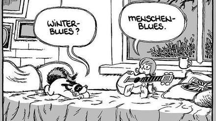 Freunde fürs Leben: Josi und Rocco in einem aktuellen Panel.