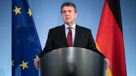 Außenminister Sigmar Gabriel (SPD).
