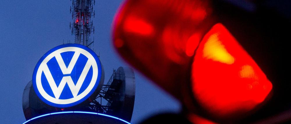 Stop: Volkswagen tritt auf die Bremse.