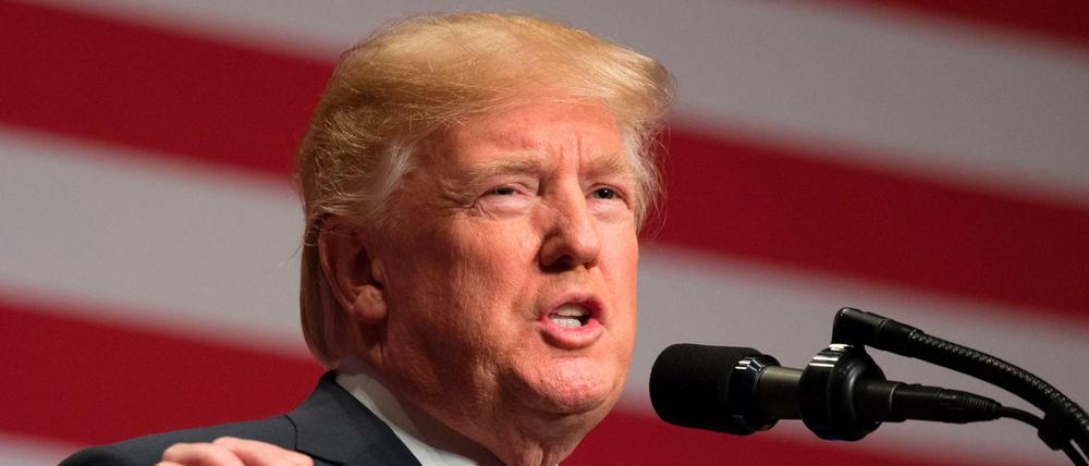 U-Präsident Donald Trump. 