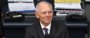 Bundestagspräsident Wolfgang Schäuble (CDU). 