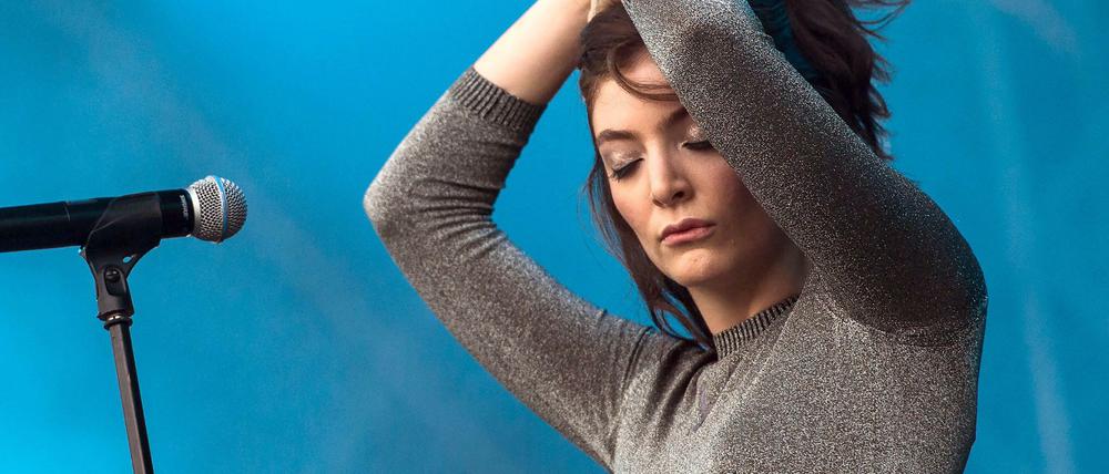 Popsängerin Lorde, hier im Juni 2017 bewim Hurricane Festival in Scheessel auf.