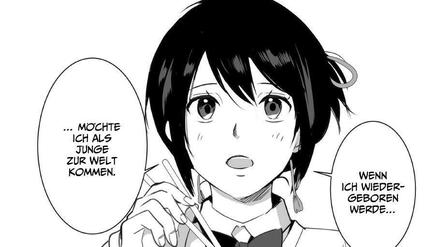 Wunsch und Wirklichkeit: Eine Szene aus dem Manga.