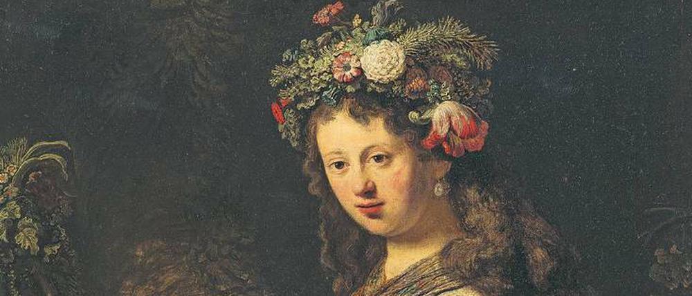 „Flora“ von 1634, ein Porträt von Rembrandts erster Frau Saskia van Uylenburgh.