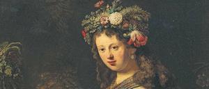 „Flora“ von 1634, ein Porträt von Rembrandts erster Frau Saskia van Uylenburgh.