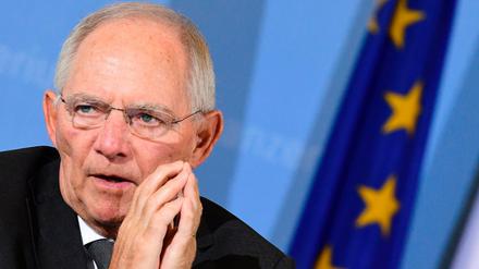 Bundestagspräsident Wolfgang Schäuble (CDU).