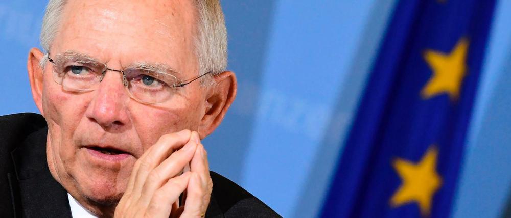 Bundestagspräsident Wolfgang Schäuble (CDU).