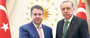Erdogan sieht plötzlich keine Probleme mehr mit Deutschland. Umgekehrt sieht Gabriel das nicht ganz so. (Archivbild) 